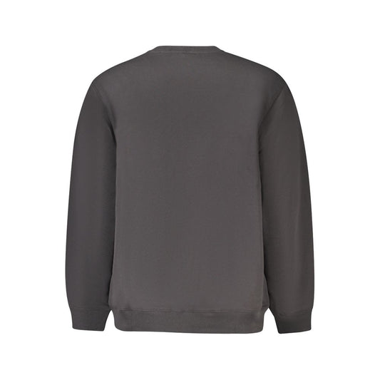 Black Cotton Men's Sweatshirt