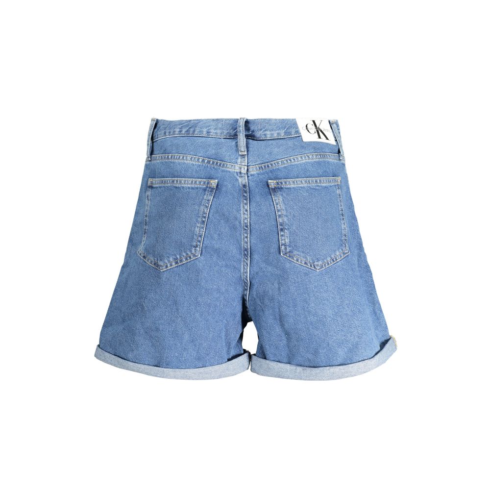 Azzurro Cotton Women Short