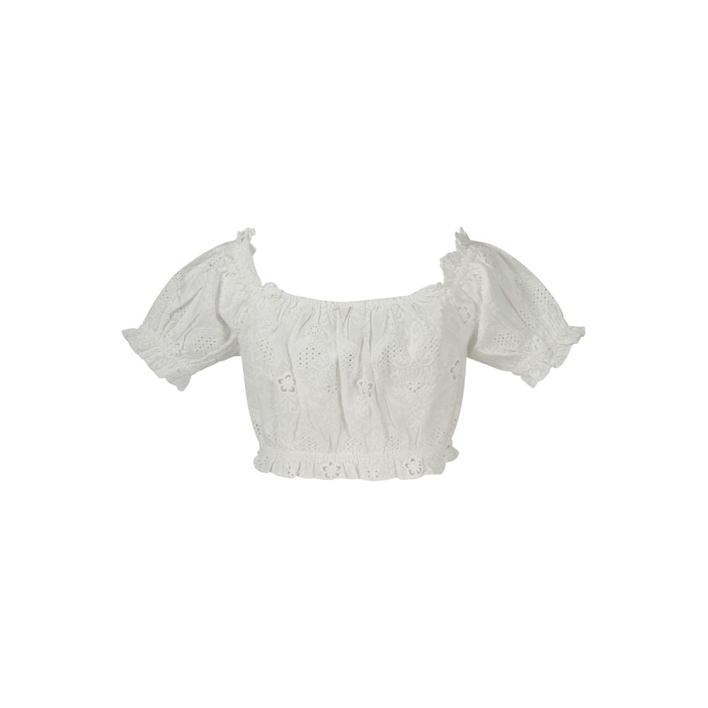Bianco Cotton Women Shirt