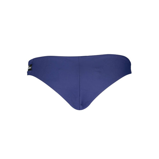 Blue Elastane Swimwear