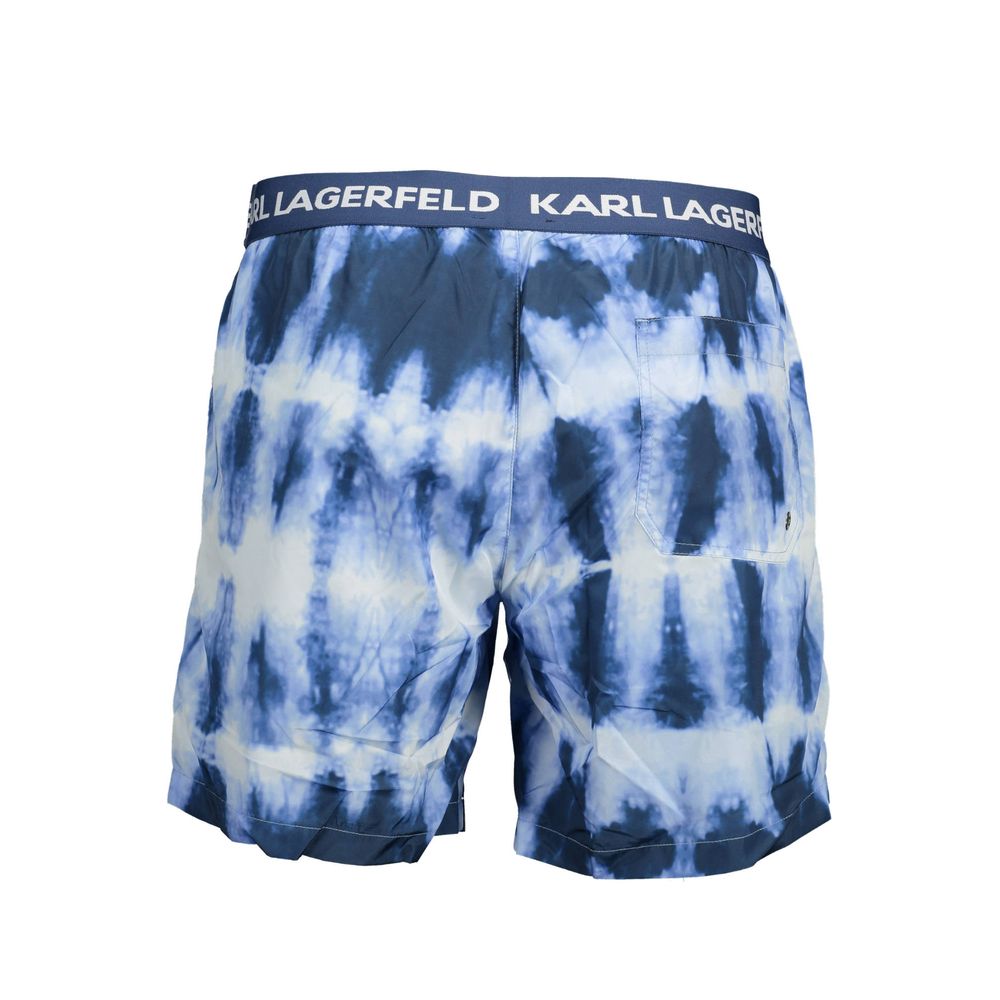 Azzurro Polyester Men's Swim Trunk