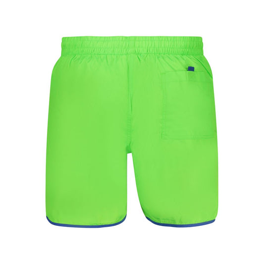 Verde Poliammide Uomo Swim Boxer
