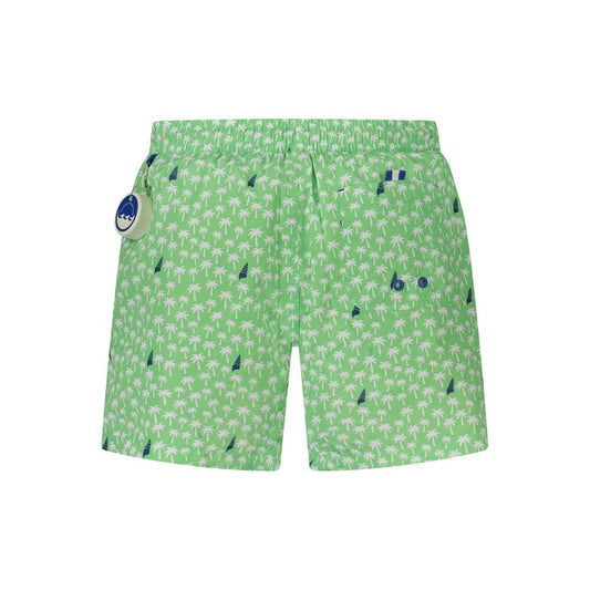 Verde Polyester Men's Swim Boxer