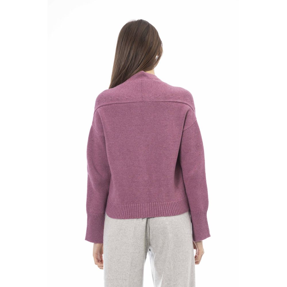 Multicolor Merino Wool Women Cardigan