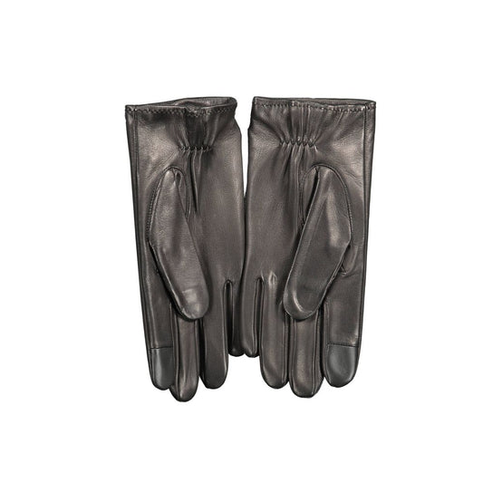 Black Leather Men's Glove