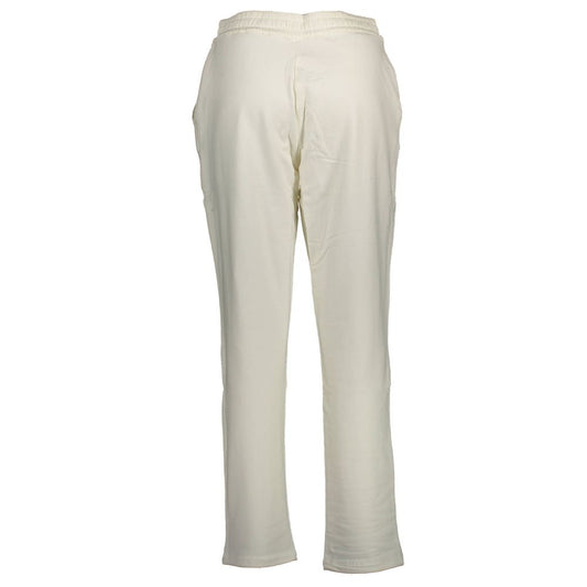 White Cotton Women's Trouser