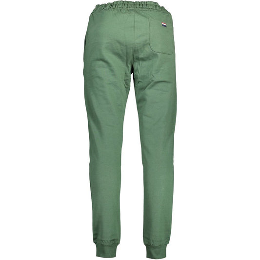 Verde Cotton Male Pantalon