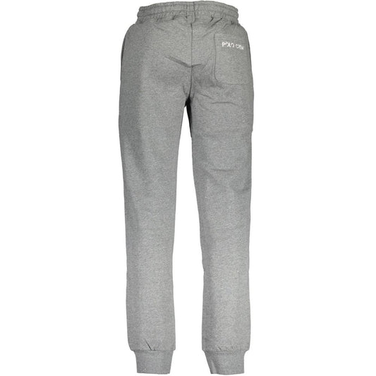 Gray Cotton Men's Sweatpants
