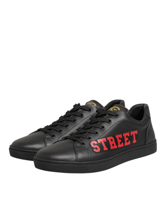 Black Street Life Low Top Men Sneakers Shoes