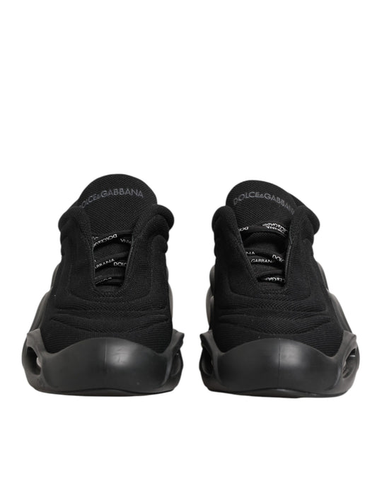 Black Lace Up Wave Low Top Men Sneaker Shoes