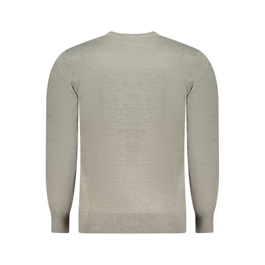Gray Acrylic Men Sweater