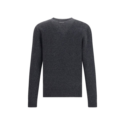 Gray Fleece Wool Sweatshirt