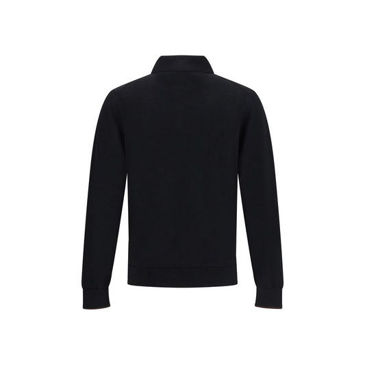 Black Wool Sweatshirt