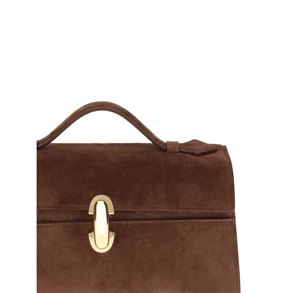 Brown Calf Leather Bos Taurus Handbag