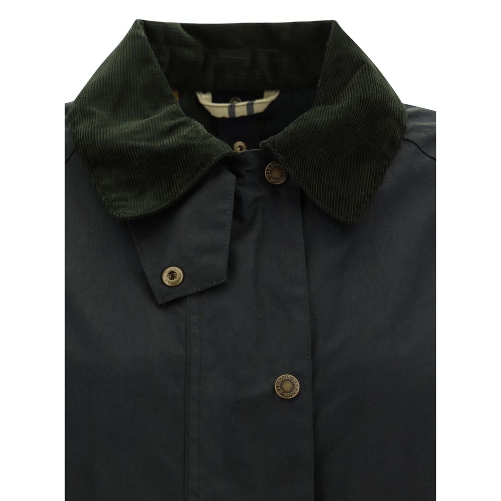 Green Cotton Coat