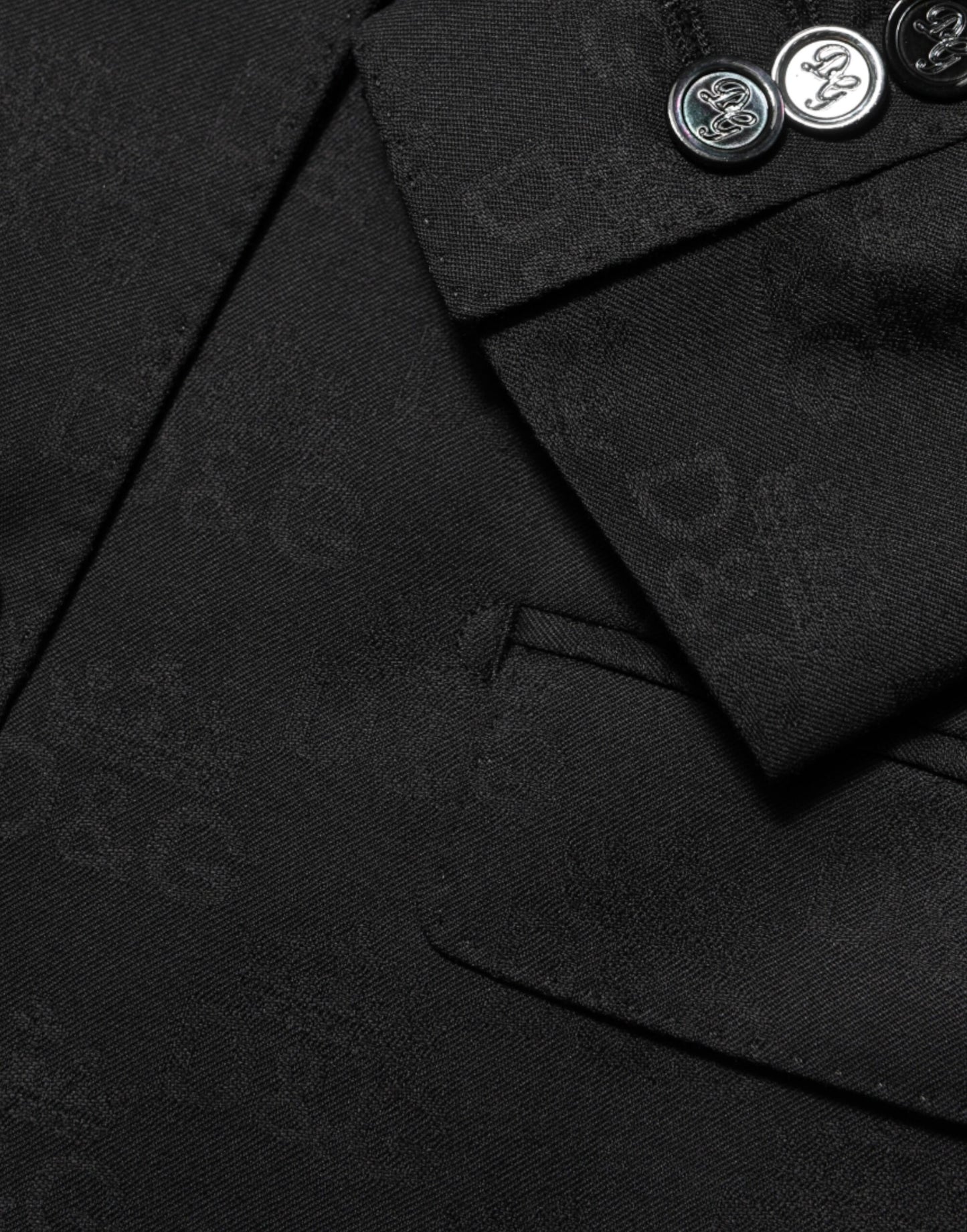 Black MARTINI 2 Buttons Suit Jacket Blazer