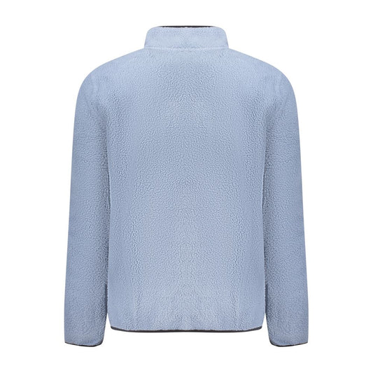 Blue Polyester Men Sweater