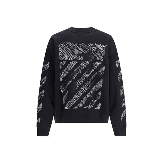 Black Cotton Sweatshirt