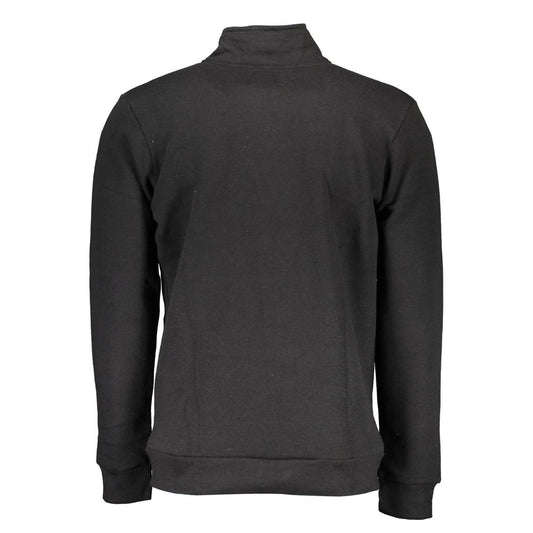 Black Polyester Men's Sweatshirt