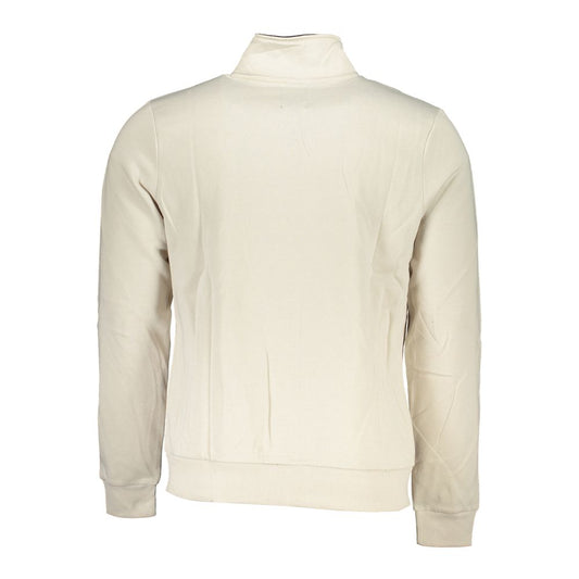 White Polyester Men's Sweatshirt