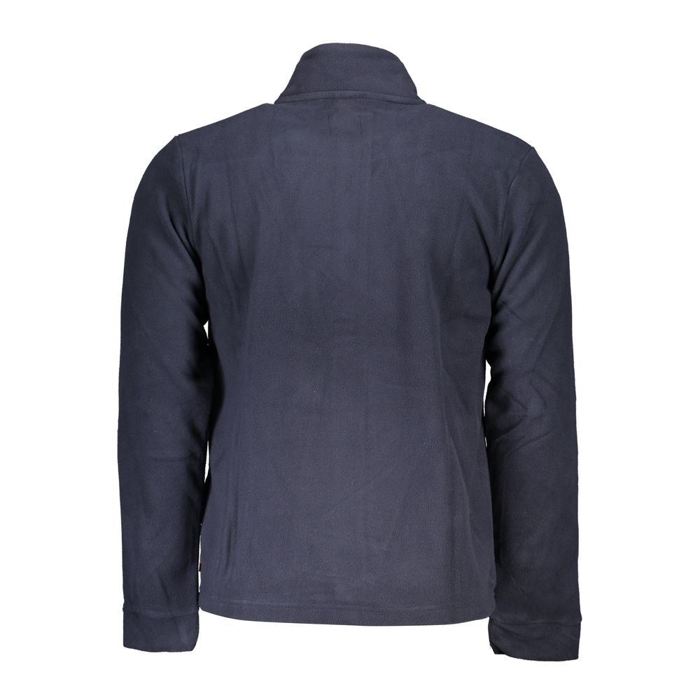 Blue Polyester Sweatshirt