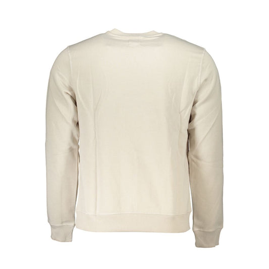 White Polyester Men's Sweatshirt