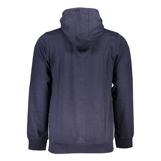 Blue Cotton Men's Hoodie