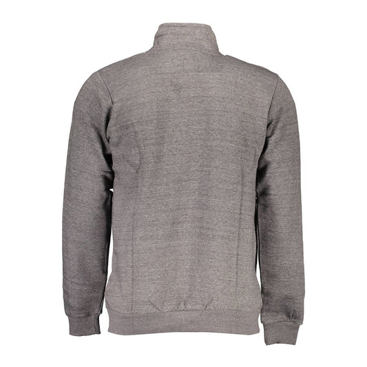 Gray Polyester Men's Sweatshirt