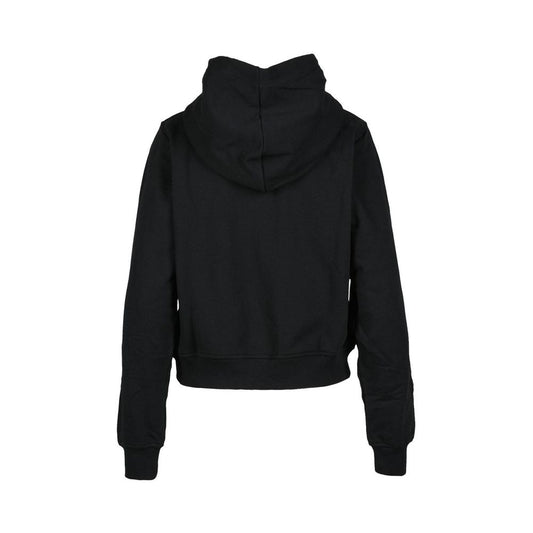 Black Cotton Hoodie