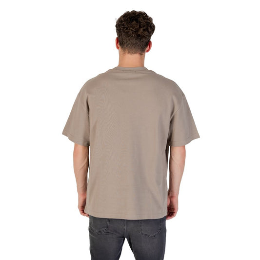 Beige Cotton T-Shirt