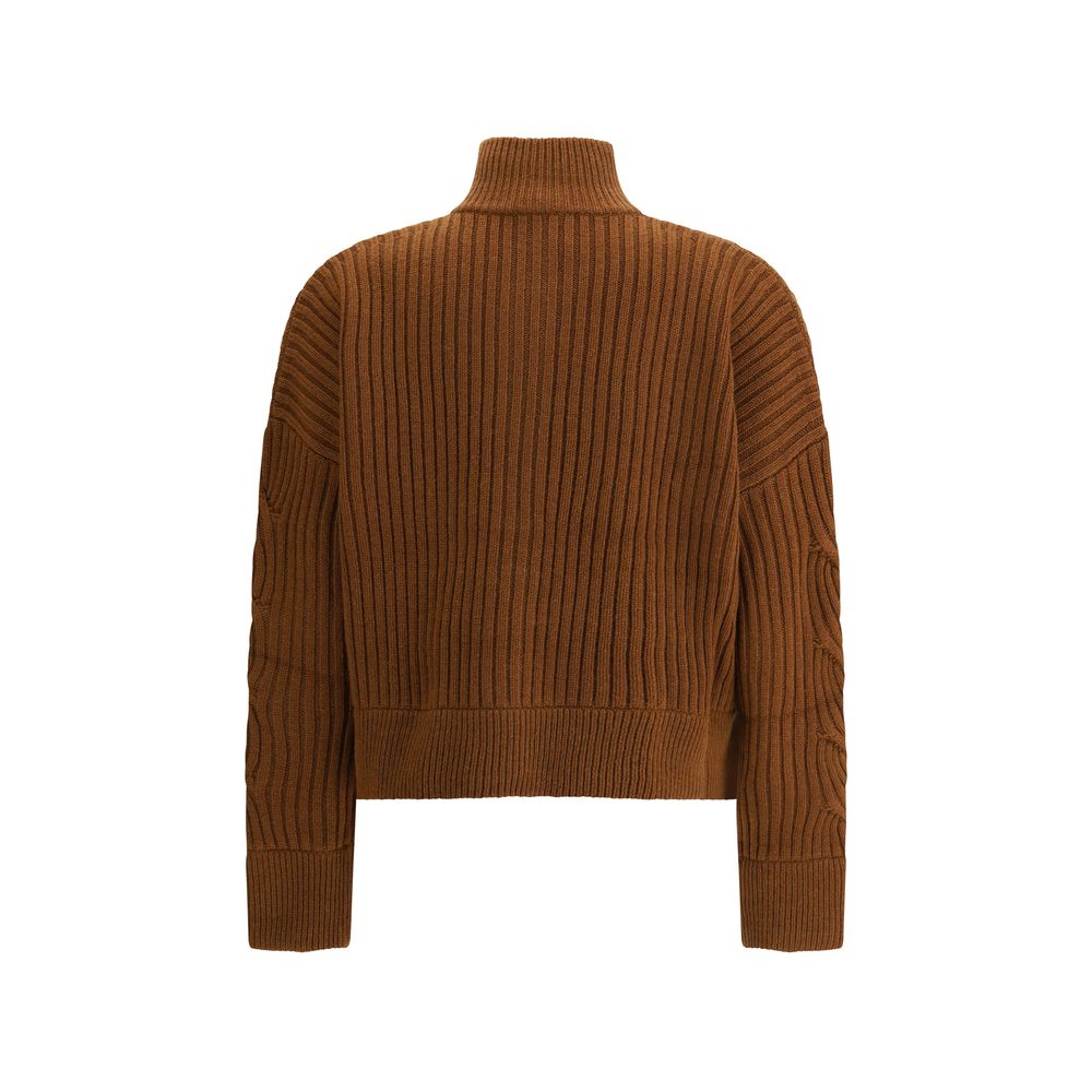 Beige Wool Cardigan