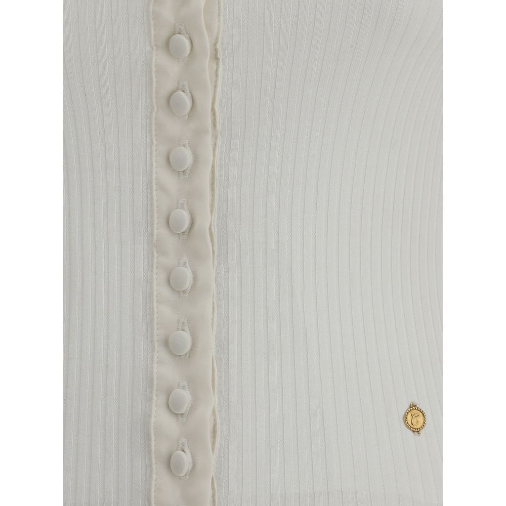 White Cotton Cardigan