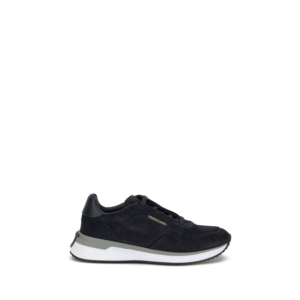 Blue Rubber Athletic Sneakers