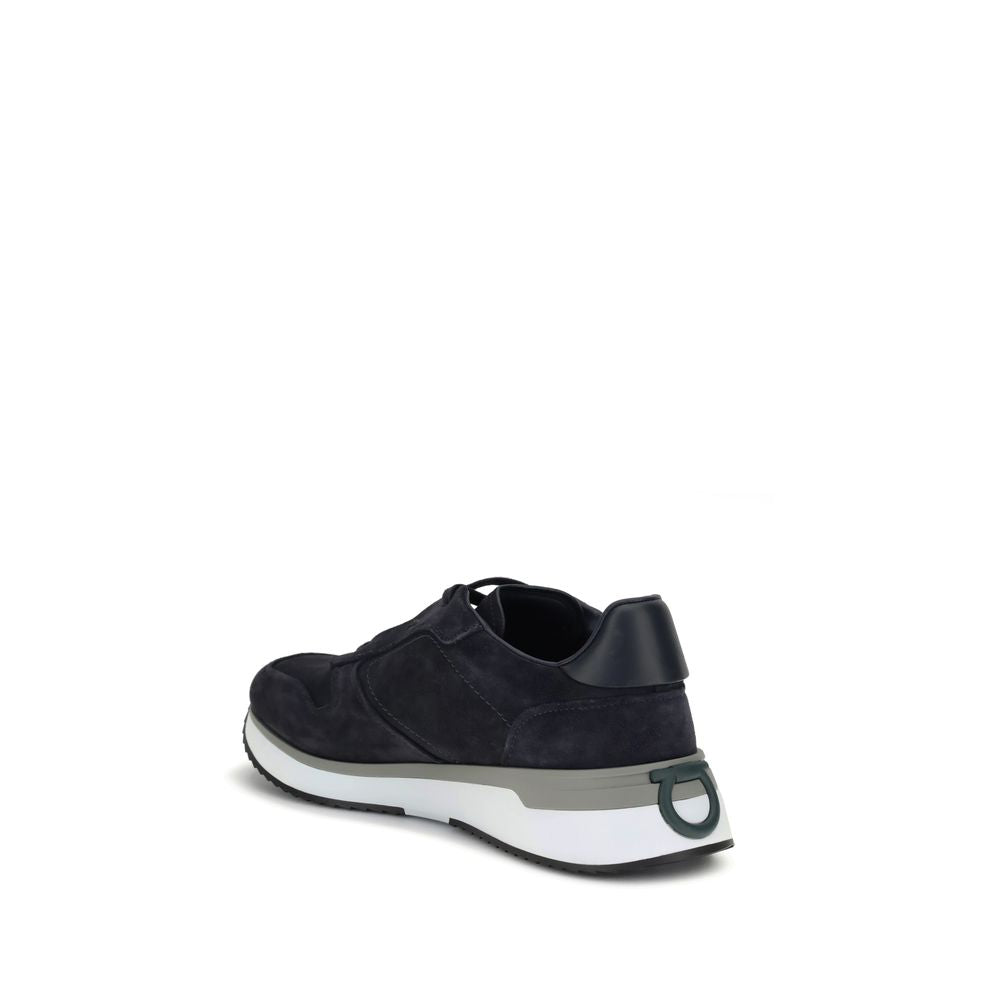 Blue Rubber Athletic Sneakers