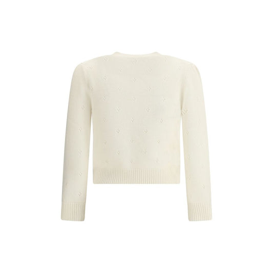 Cream Wool Sweatshirt