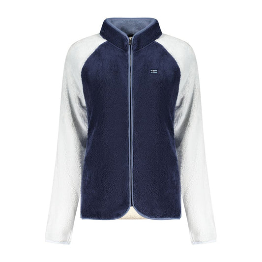 Blue Polyester Sweatshirt