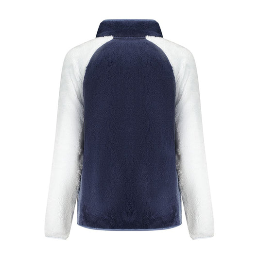 Blue Polyester Sweatshirt