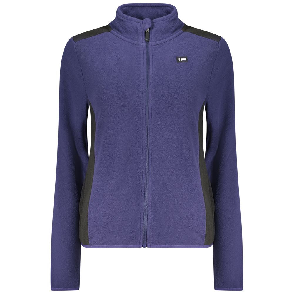 Blue Polyester Sweatshirt