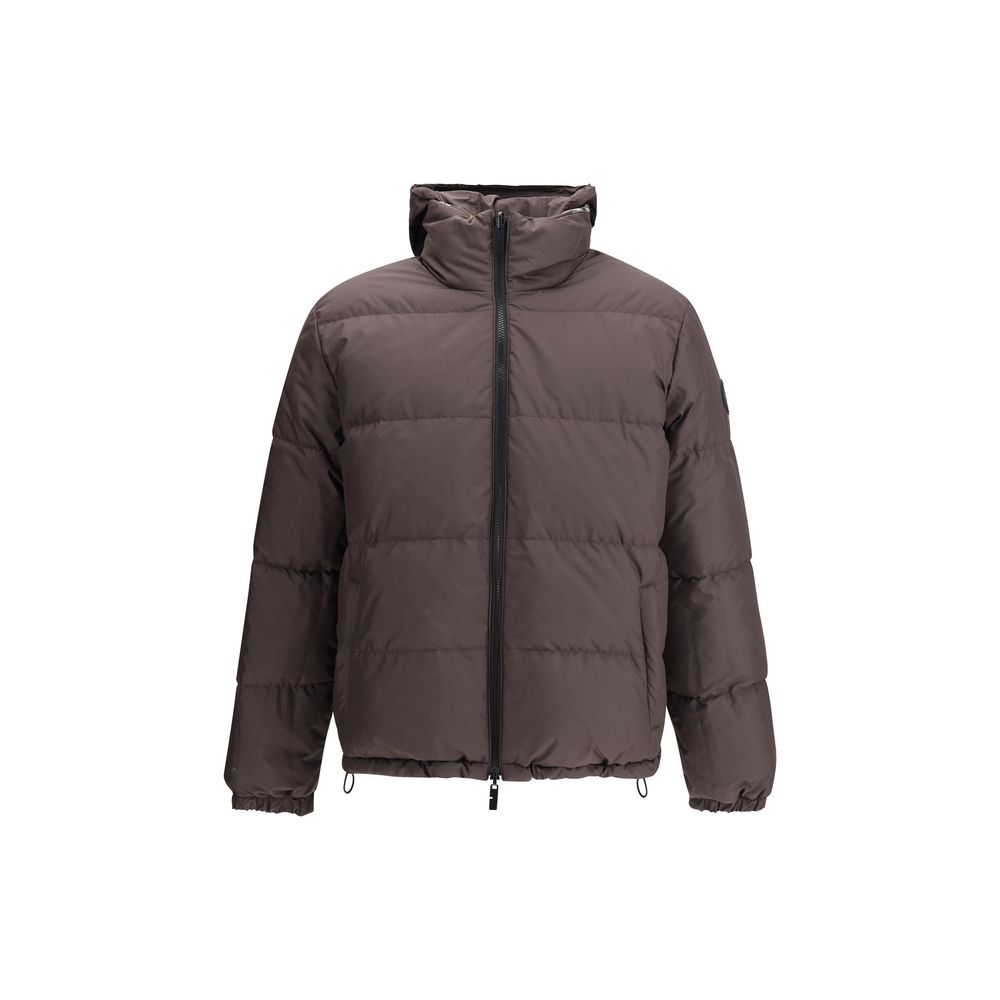Brown Polyester Coat