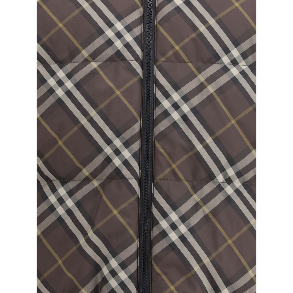Brown Polyester Coat