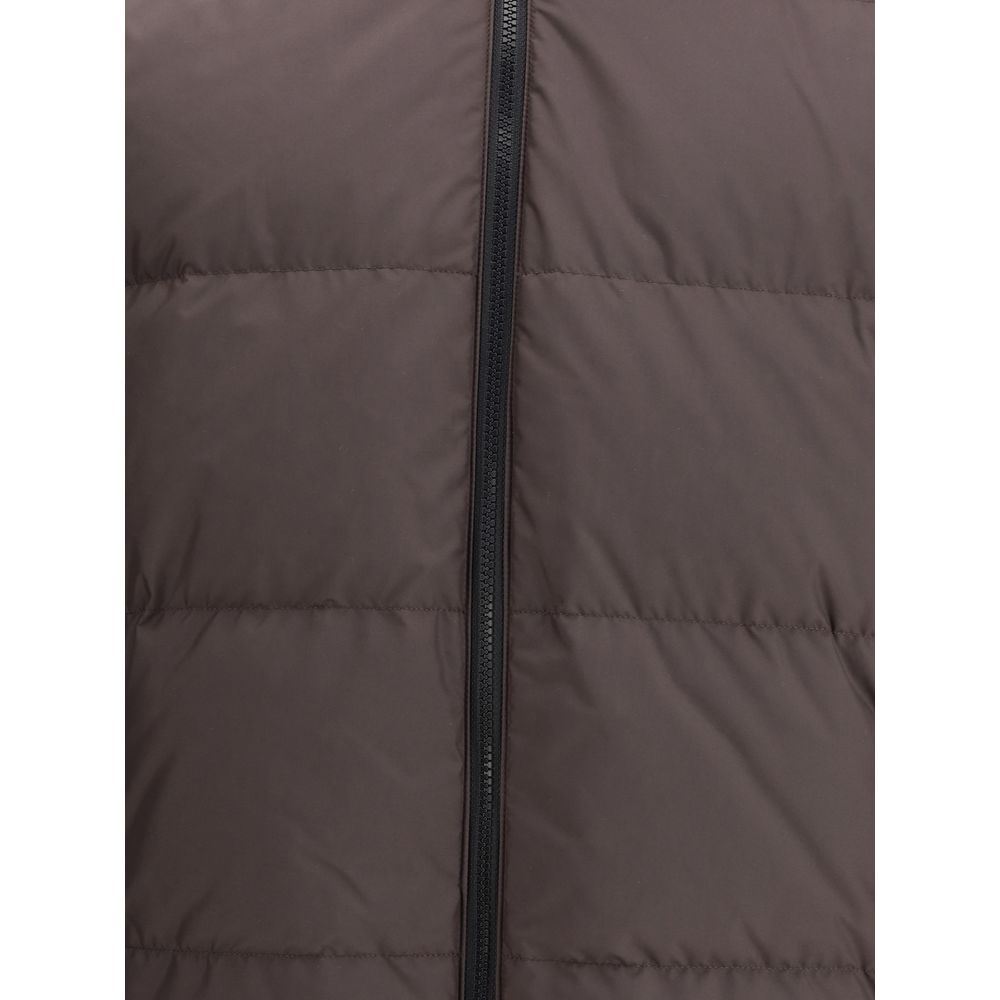 Brown Polyester Coat