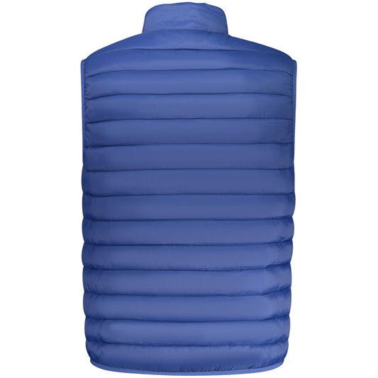 Blue Polyamide Men Jacket