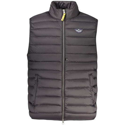Black Polyamide Men Jacket