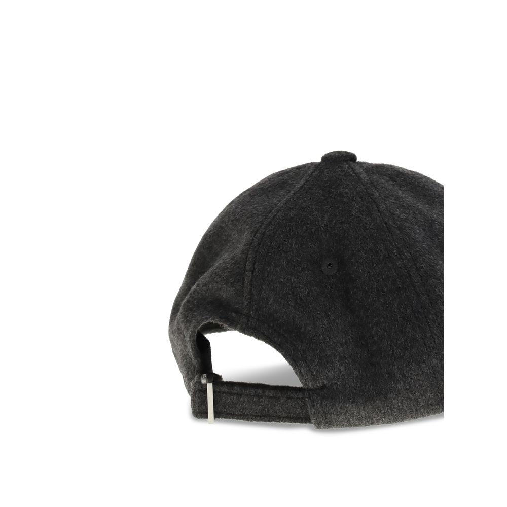 Gray Wool Cap (Baseball Hat)