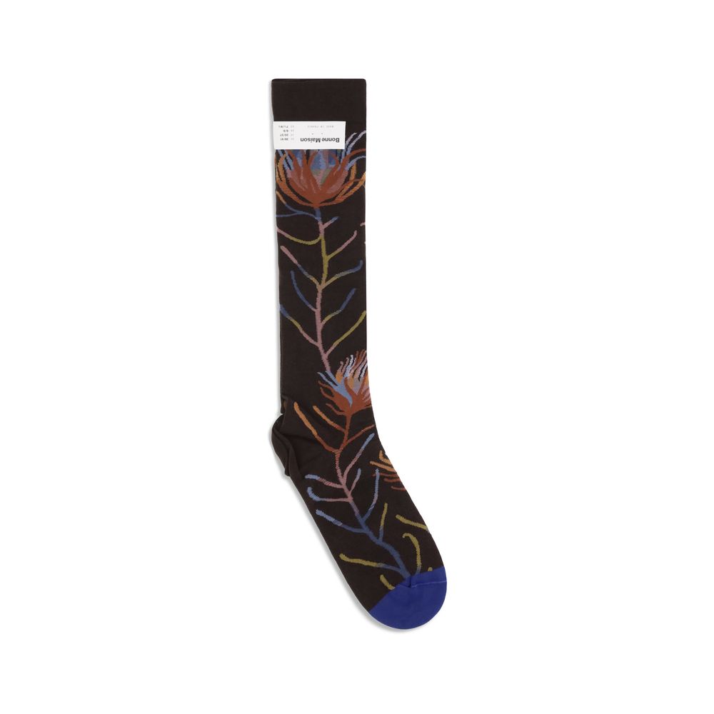 Black Cotton Socks