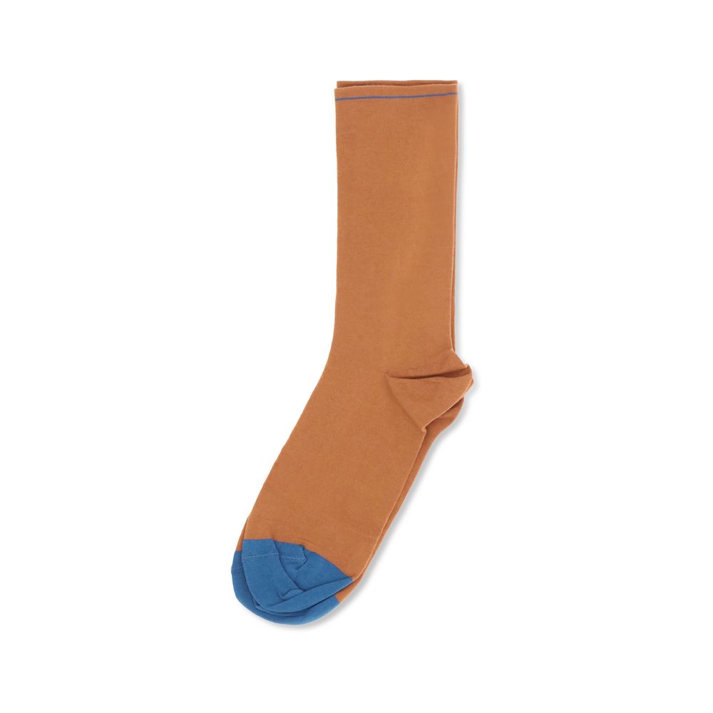 Brown Cotton Socks