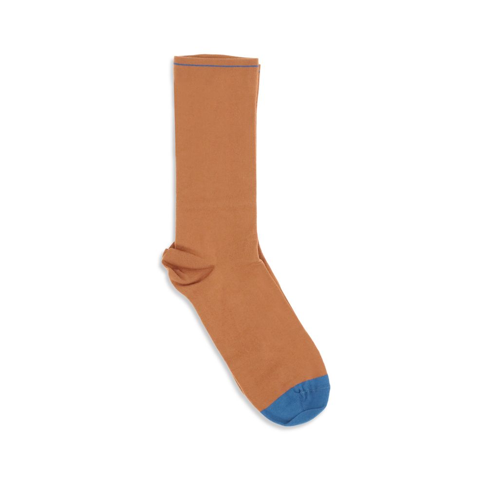 Brown Cotton Socks
