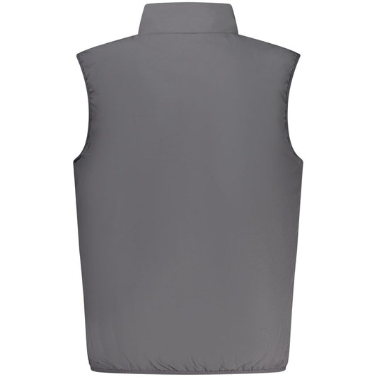 Grigio Polyester Men's Jacket