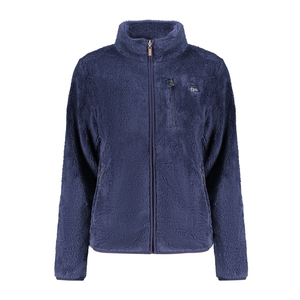 Blue Polyester Women Sweater