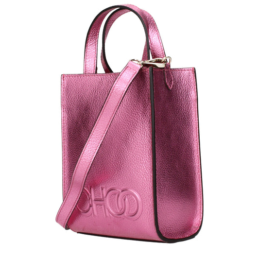 Pink Leather Handbag